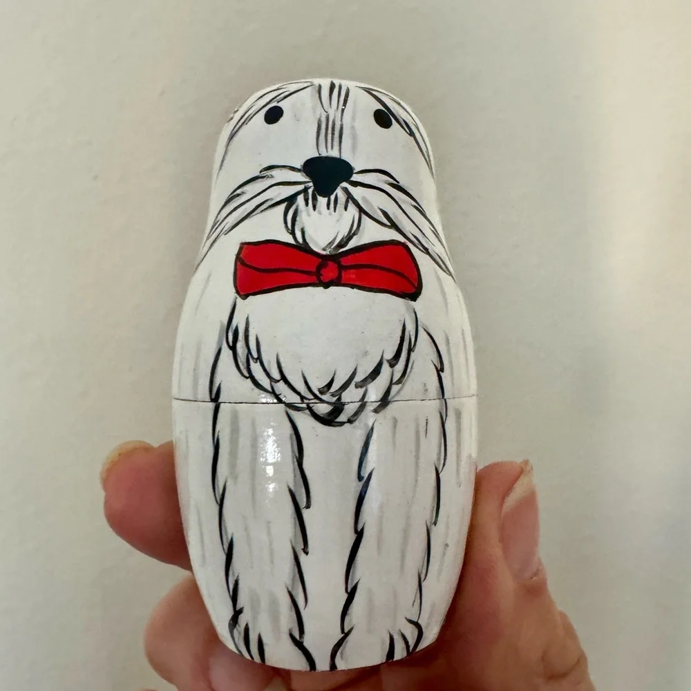 Animal Dog Russian Wooden Nesting Dolls Set
Matryoshka Babushka Dogs - Picture 10 of 12